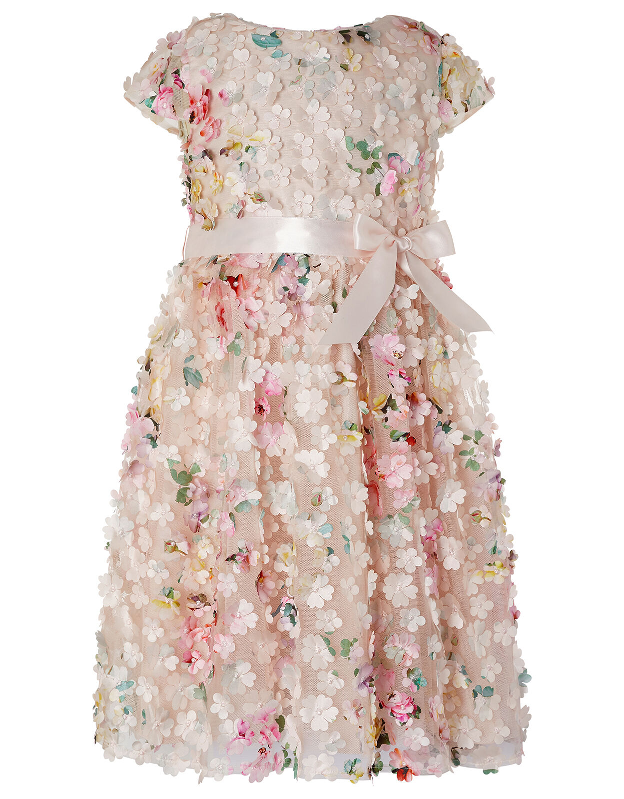 Florence 3D Flower Occasion Dress Pink ...